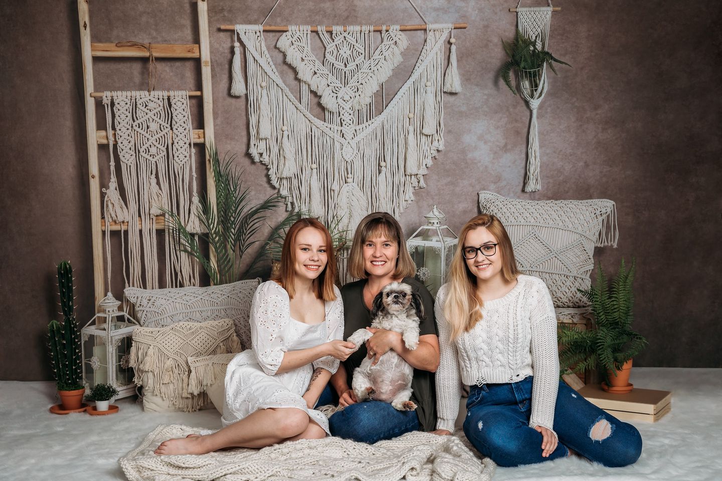 Kate Sommer / Muttertag Boho Wandteppich Hintergrund von Emetselch - Kate Backdrop.de