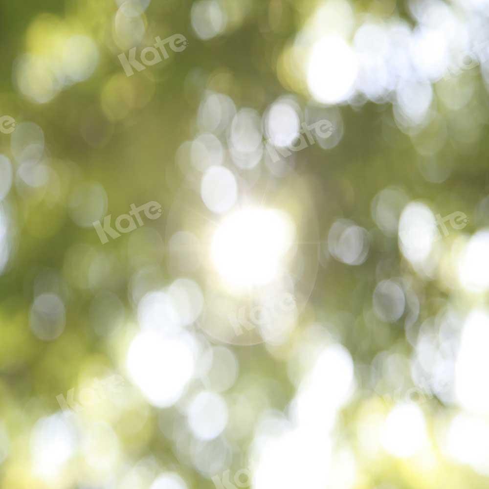 Kate Bokeh Grünton Sommer Hintergrund - Kate Backdrop.de