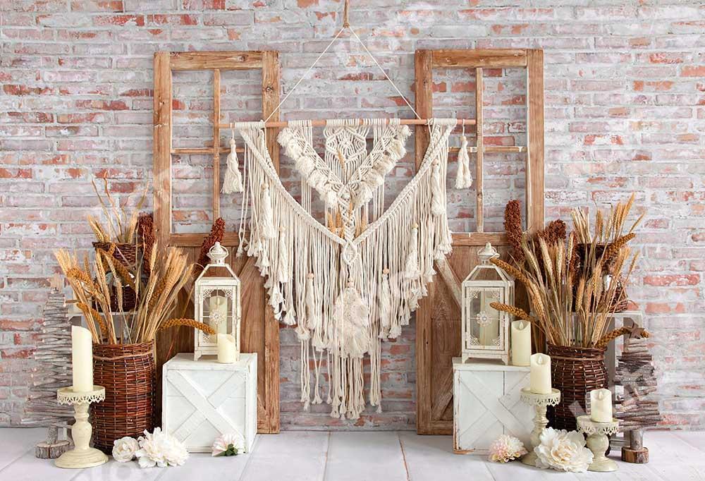 Kate Boho Thanksgiving Herbst Retro Hintergrund von Emetselch - Kate Backdrop.de