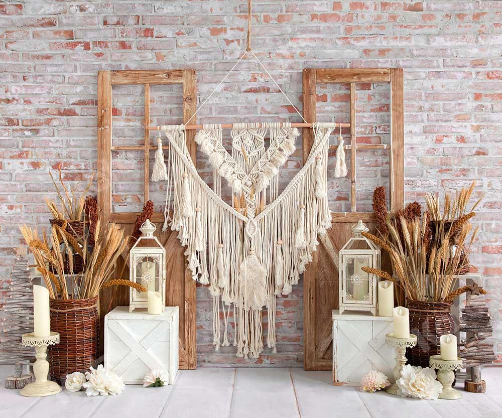 Kate Boho Thanksgiving Herbst Retro Hintergrund von Emetselch - Kate Backdrop.de