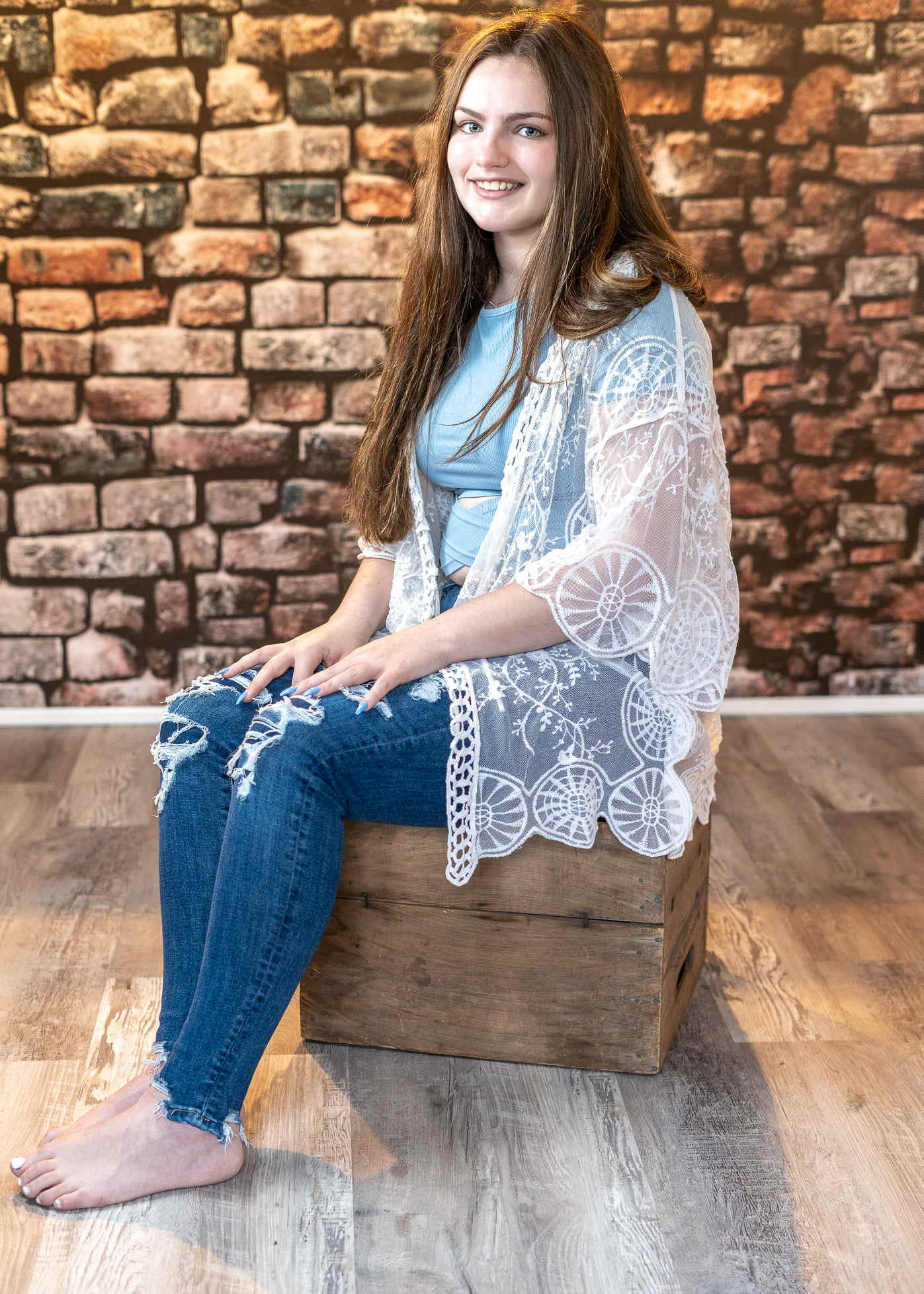 Kate Backsteinhintergrund Retro-Stil - Kate Backdrop.de