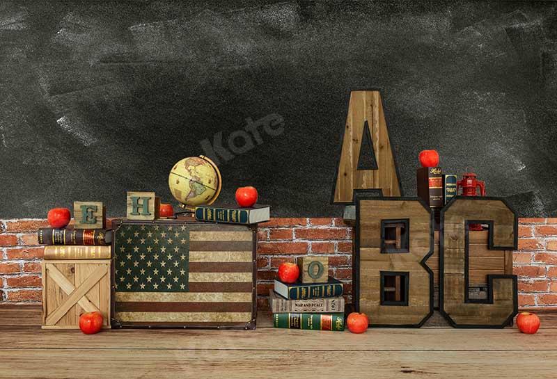 Kate Schulanfang Schule Tafel Hintergrund von Emetselch - Kate Backdrop.de