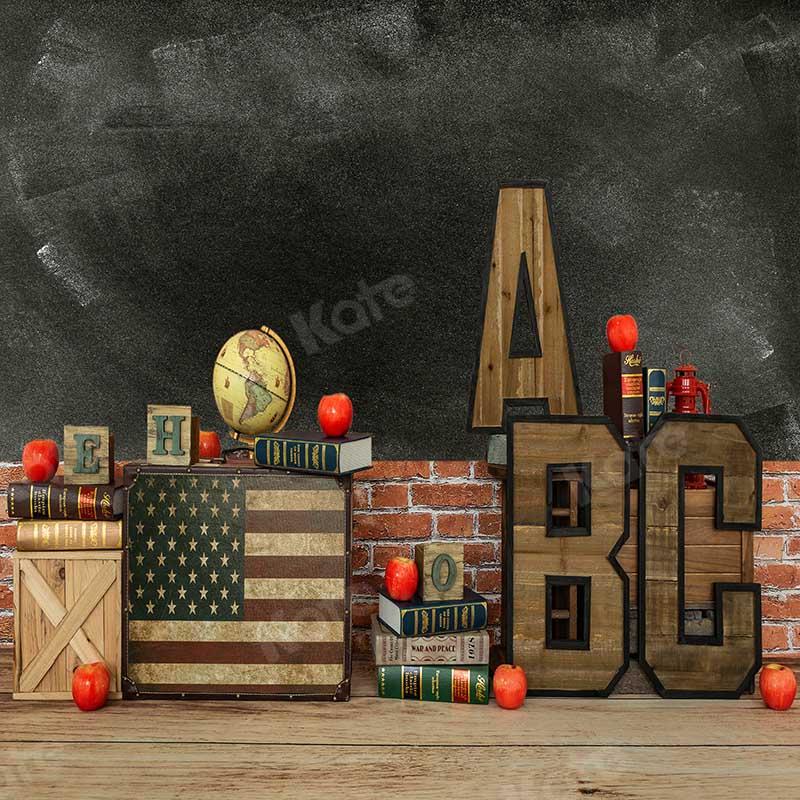 Kate Schulanfang Schule Tafel Hintergrund von Emetselch - Kate Backdrop.de