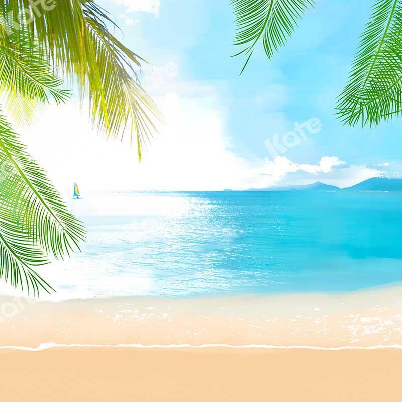 Kate Meer Strand Urlaub Sommer Hintergrund für Fotografie von Chain Photography - Kate Backdrop.de