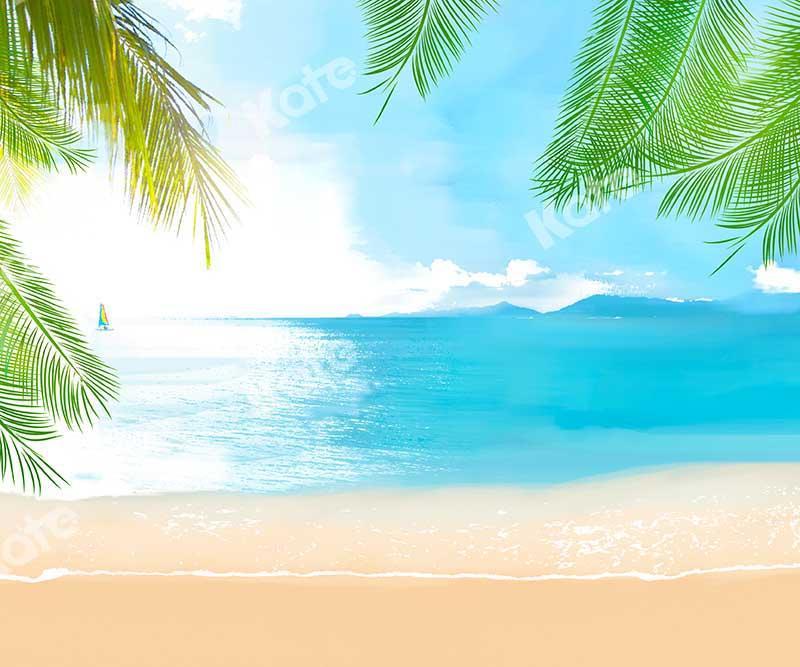 Kate Meer Strand Urlaub Sommer Hintergrund für Fotografie von Chain Photography - Kate Backdrop.de