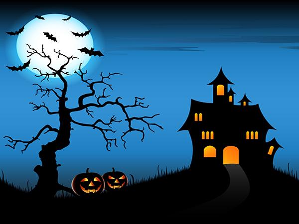 Katebackdrop£ºKate Brick Wall Pumpkin Heads Backdrop for Halloween Photography