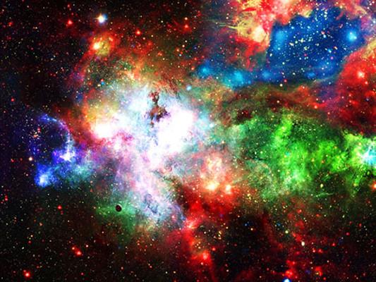 Katebackdrop:Kate Starry Sky Seek Earth Shining Colorful Backdrop Photography