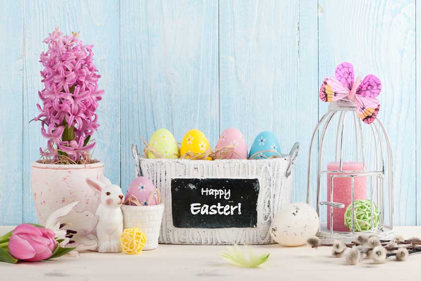 Kate Holz Eier Beschreibung Frohe Ostern Hintergrund Fotografie - Kate Backdrop.de
