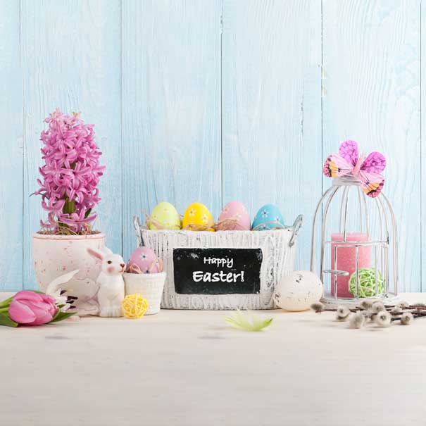 Kate Holz Eier Beschreibung Frohe Ostern Hintergrund Fotografie - Kate Backdrop.de