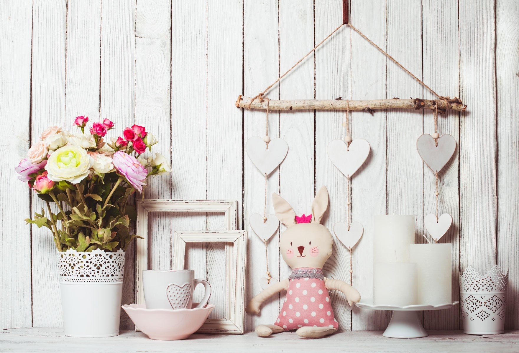 Katebackdrop:Kate White Wood Easter/Valentines Backdrop photography