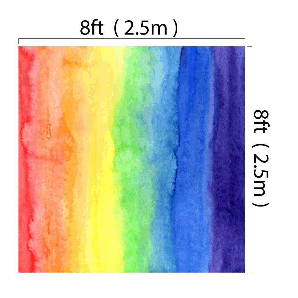 Kate Regenbogen bunter Hintergrund für Fotografie Muttertag - Kate Backdrop.de