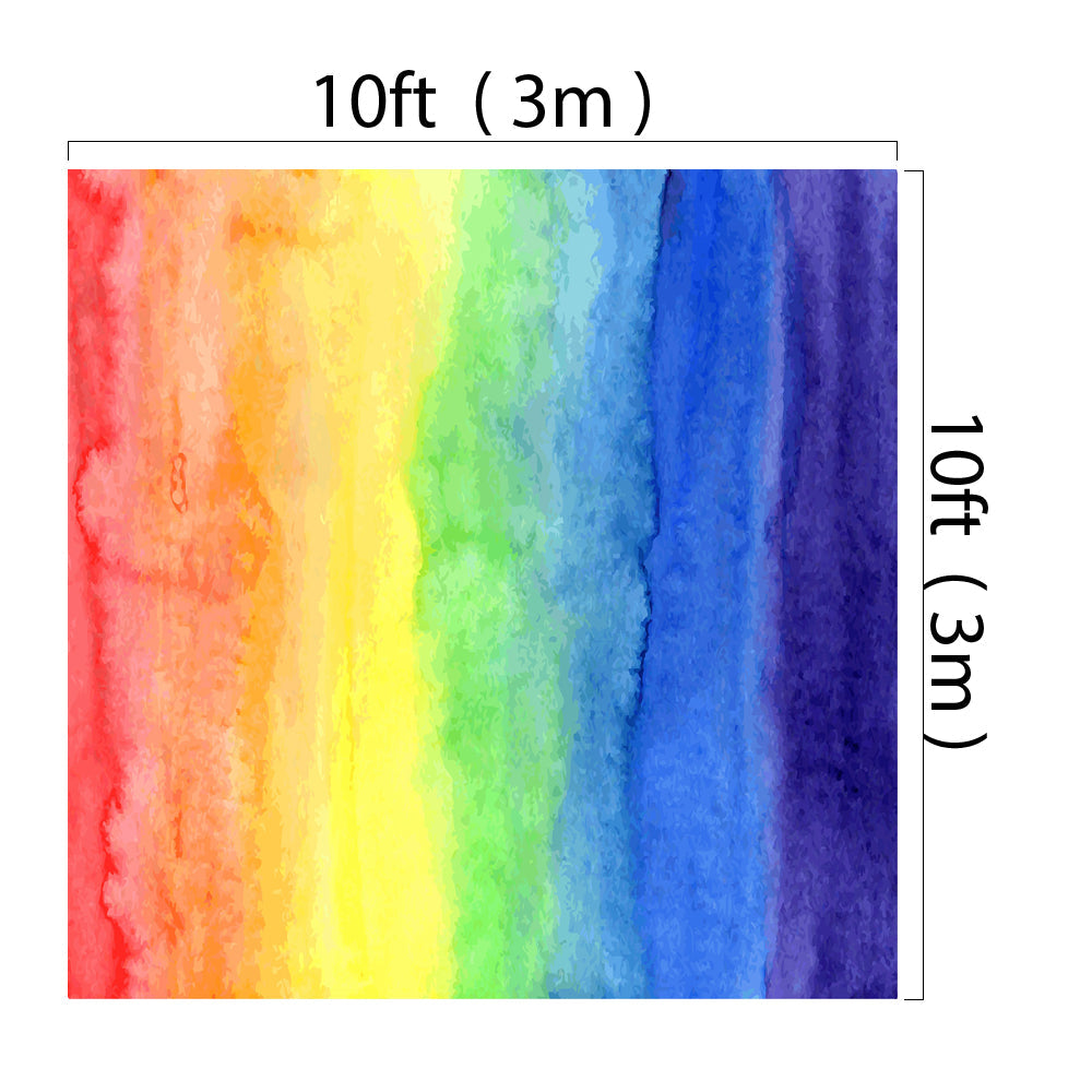 Kate Regenbogen bunter Hintergrund für Fotografie Muttertag - Kate Backdrop.de