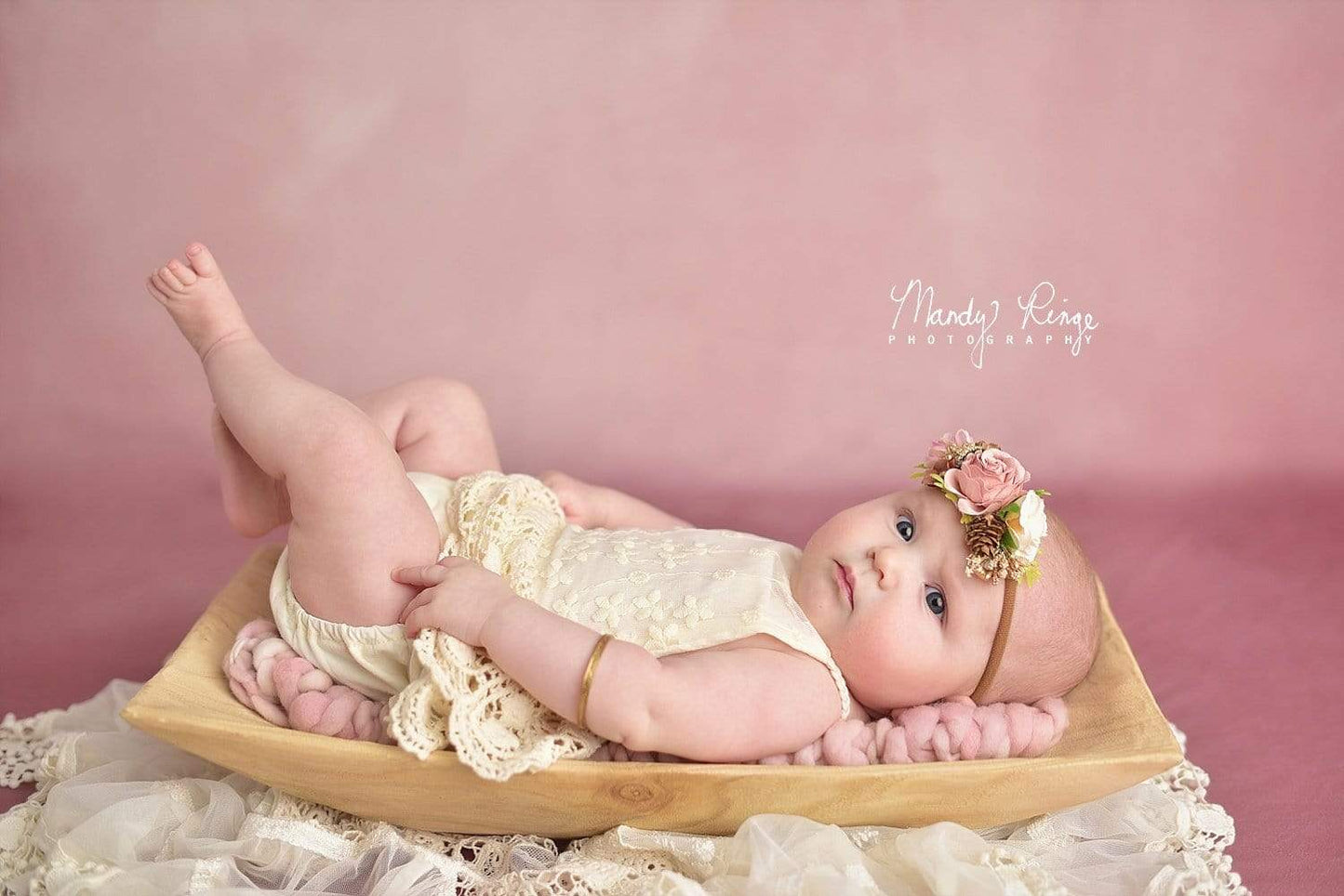 Kate Kunst Rosatöne Textur Hintergrund von Veronika Gant - Kate Backdrop.de