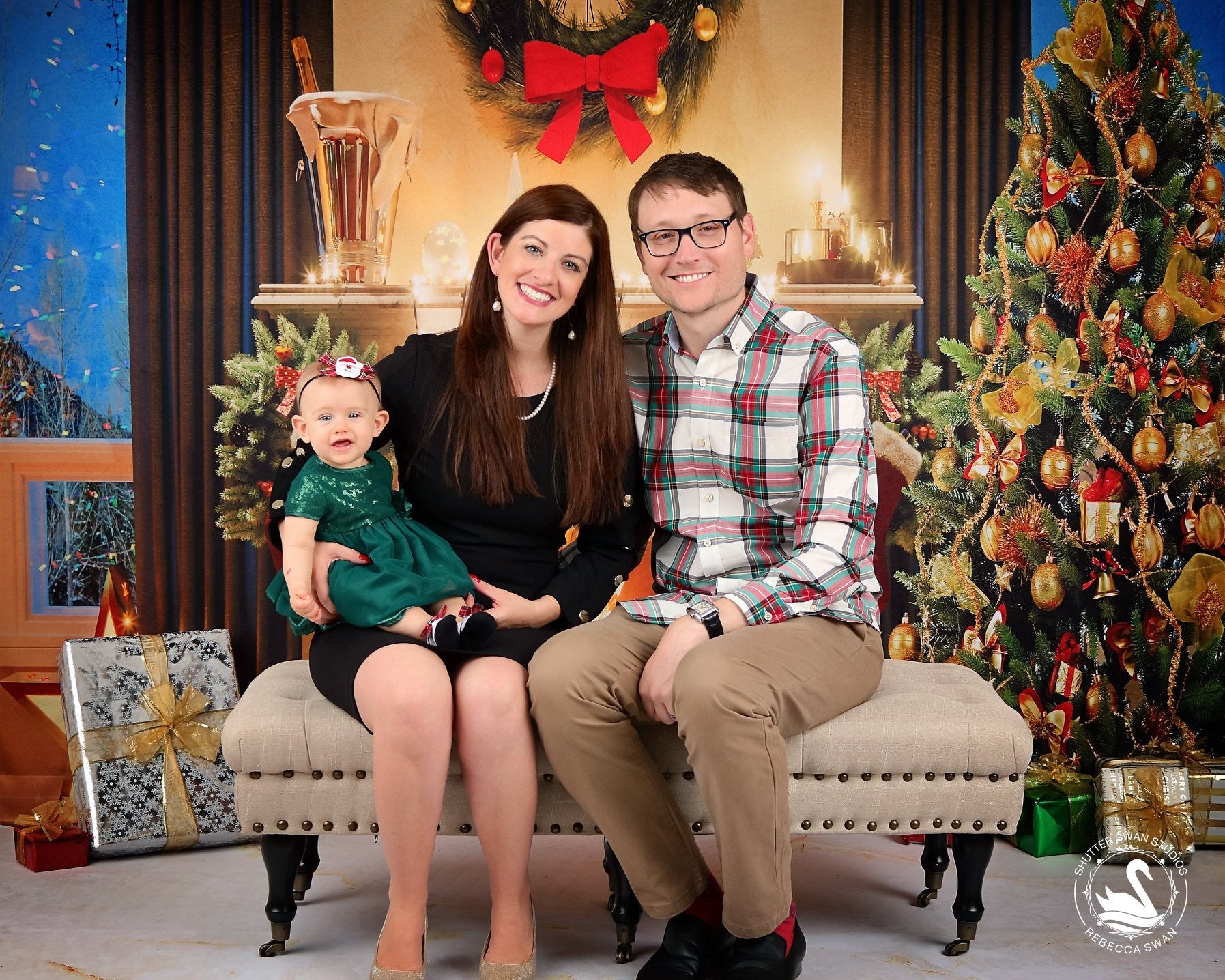 Kate Schnee Winter Weihnachten Fotografie Hintergrund Wohnzimmerofen - Kate Backdrop.de