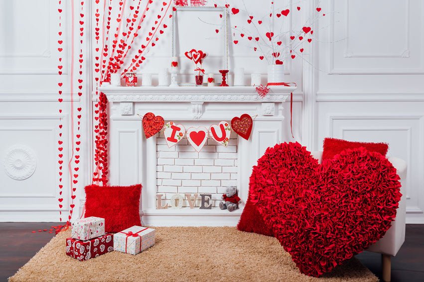 Kate Eleganter Valentinstag-Hintergrund für Fotografie - Kate Backdrop.de