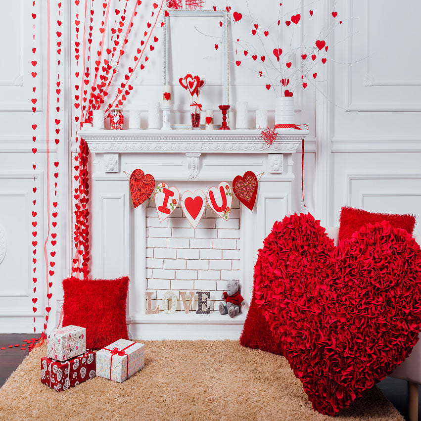 Kate Eleganter Valentinstag-Hintergrund für Fotografie - Kate Backdrop.de