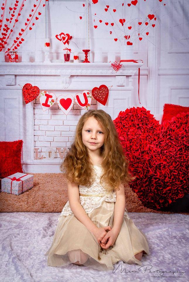 Kate Eleganter Valentinstag-Hintergrund für Fotografie - Kate Backdrop.de