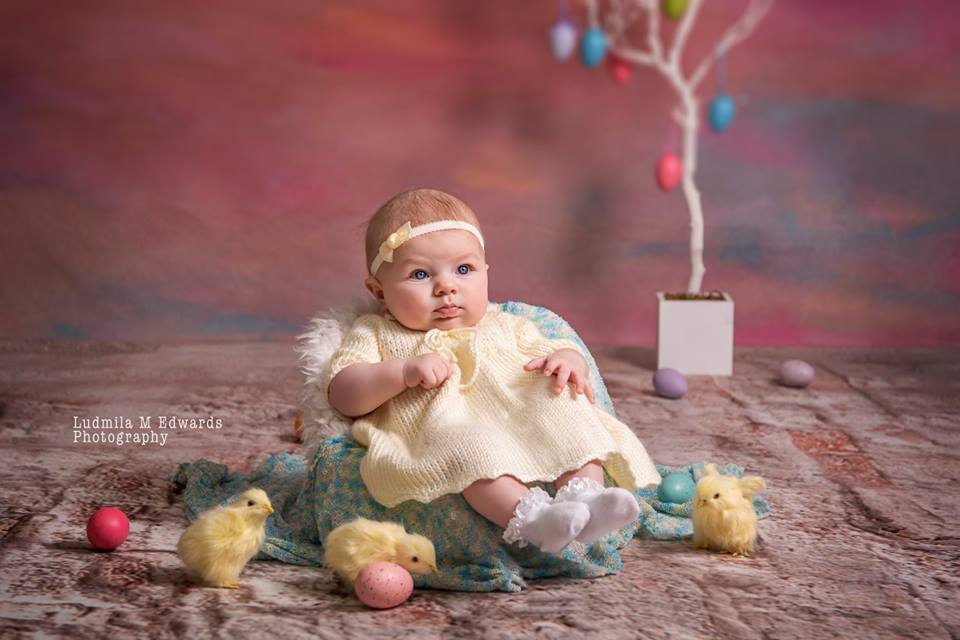 Kate Schnuller Orange Hintergrund für die Fotografie von Mini MakeBelieve - Kate Backdrop.de