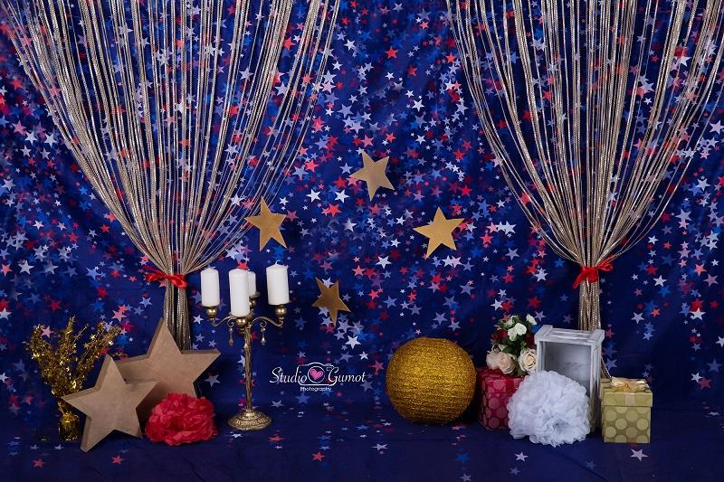 Kate Blau rot Sterne Cake Smash Geburtstag Hintergrund von Studio Gumot - Kate Backdrop.de