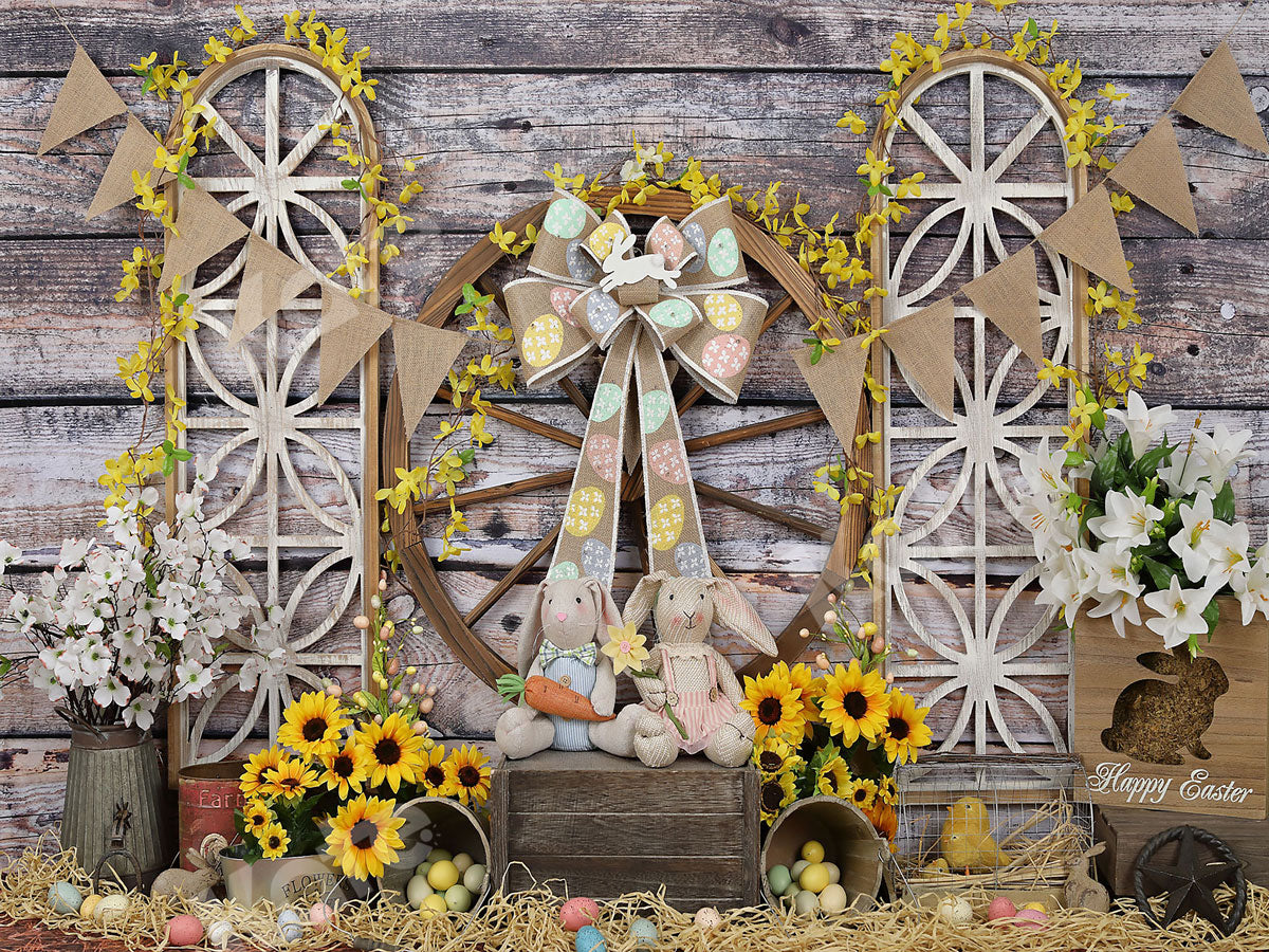 Kate Sonnenblume Ostern Hintergrund - Kate Backdrop.de