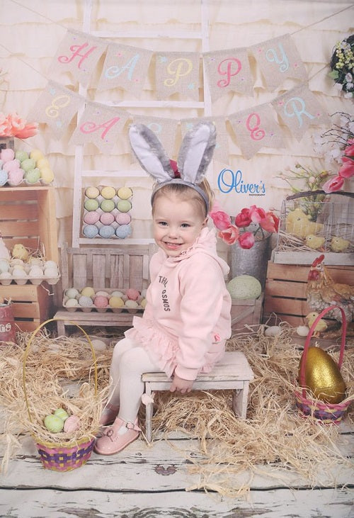 Kate Bunte Eier Fröhliche Ostern-Hintergrund - Kate Backdrop.de