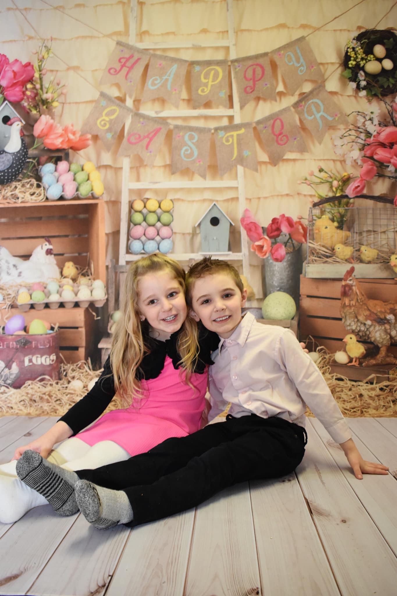 Kate Bunte Eier Fröhliche Ostern-Hintergrund - Kate Backdrop.de