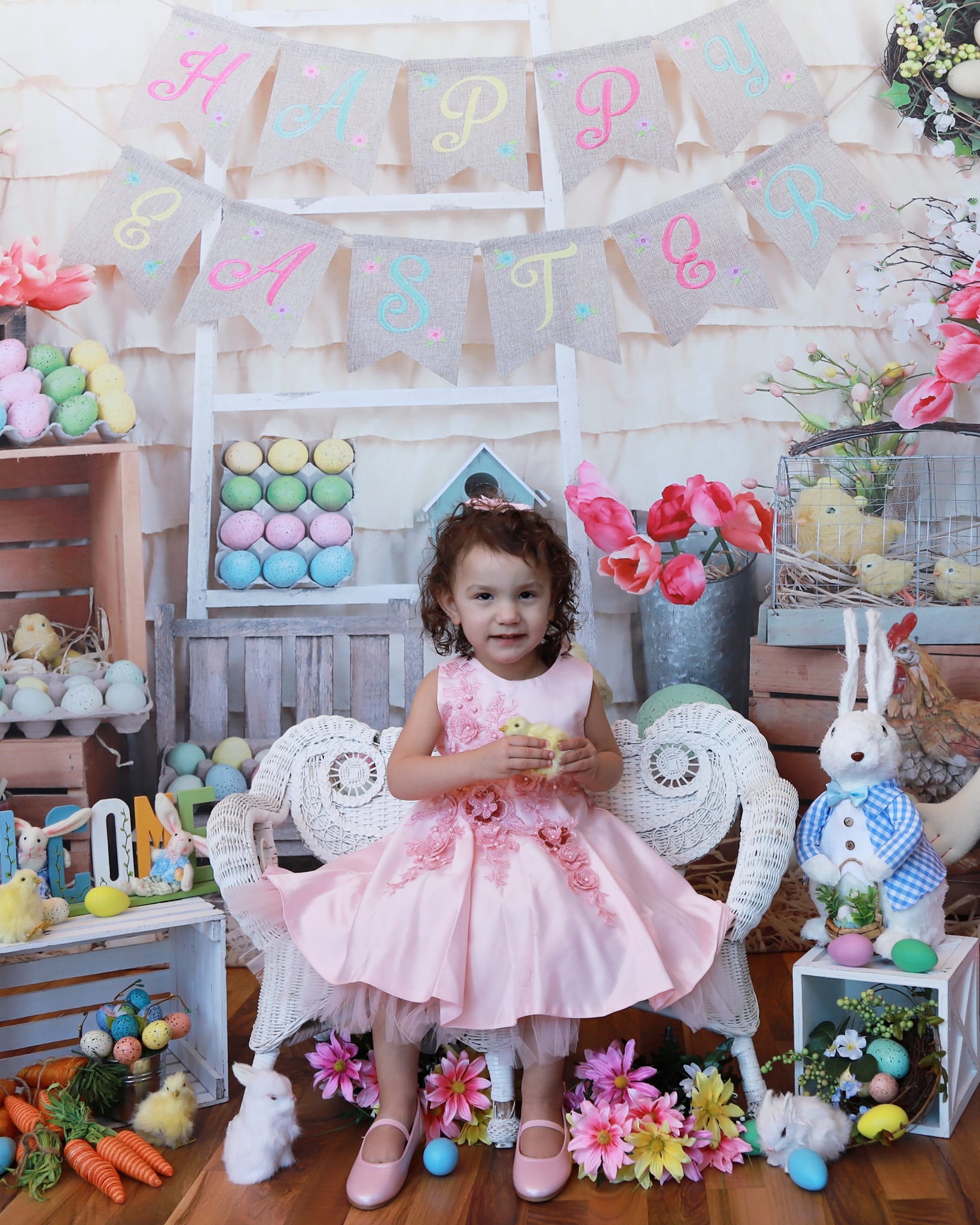 Kate Bunte Eier Fröhliche Ostern-Hintergrund - Kate Backdrop.de