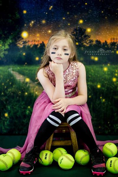 Kate Firefly Feld Hintergrund für Fotografie Entworfen von Thousand Words Photography