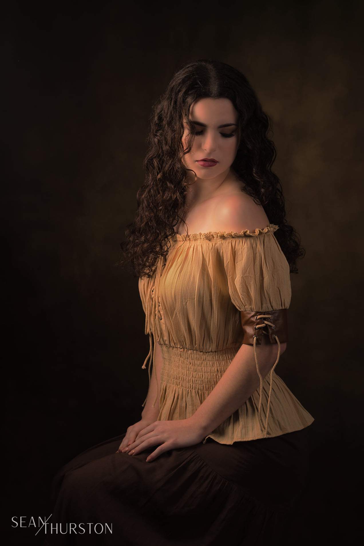 Kate dunkelbrauner abstrakter Hintergrund - Kate Backdrop.de