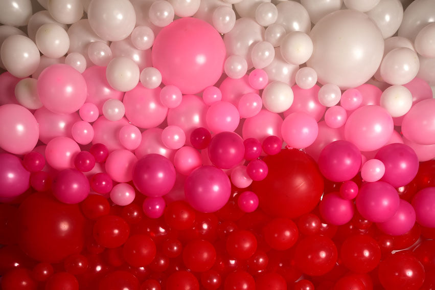 Kate Valentinstag Luftballons Wand Hintergrund für Fotografie von Mandy Ringe