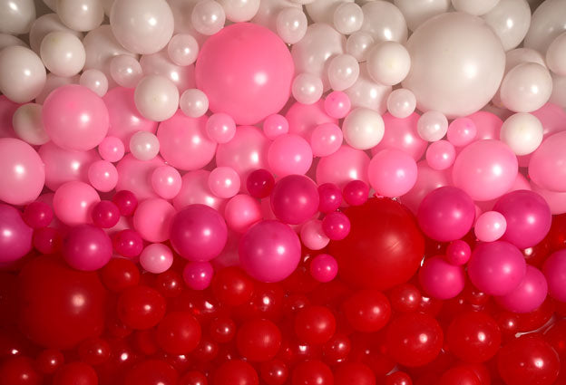 Kate Valentinstag Luftballons Wand Hintergrund für Fotografie von Mandy Ringe