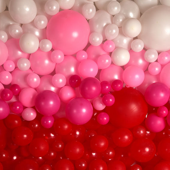 Kate Valentinstag Luftballons Wand Hintergrund für Fotografie von Mandy Ringe