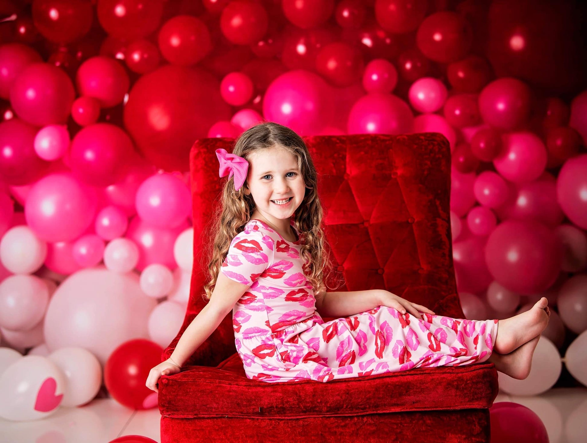 Kate Valentinstag Luftballons Wand Hintergrund für Fotografie von Mandy Ringe - Kate Backdrop.de