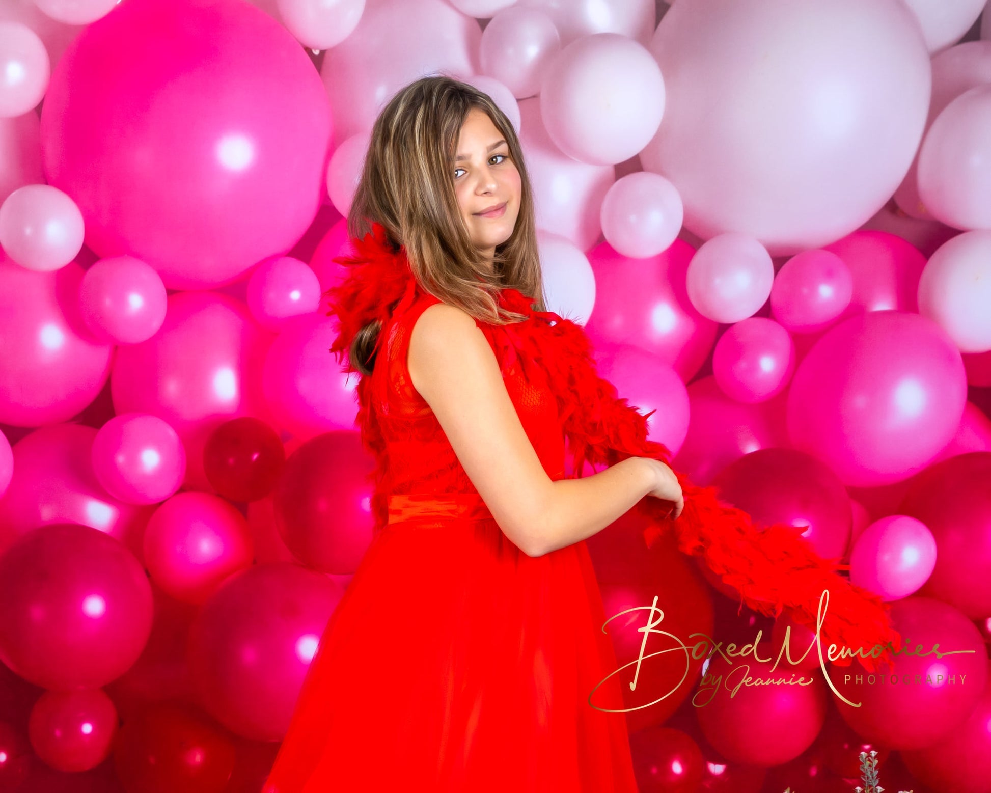 Kate Valentinstag Luftballons Wand Hintergrund für Fotografie von Mandy Ringe - Kate Backdrop.de