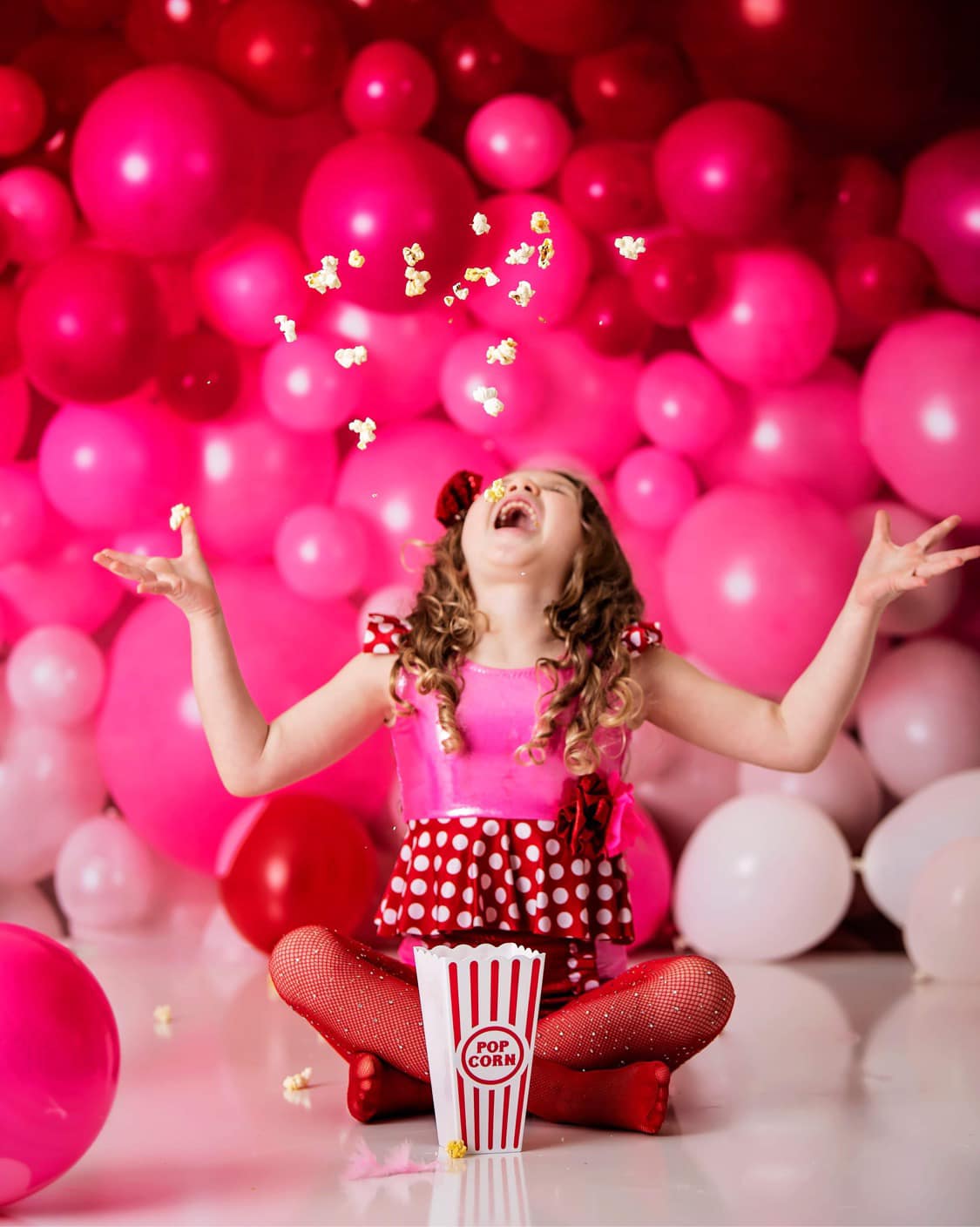 Kate Valentinstag Luftballons Wand Hintergrund für Fotografie von Mandy Ringe - Kate Backdrop.de