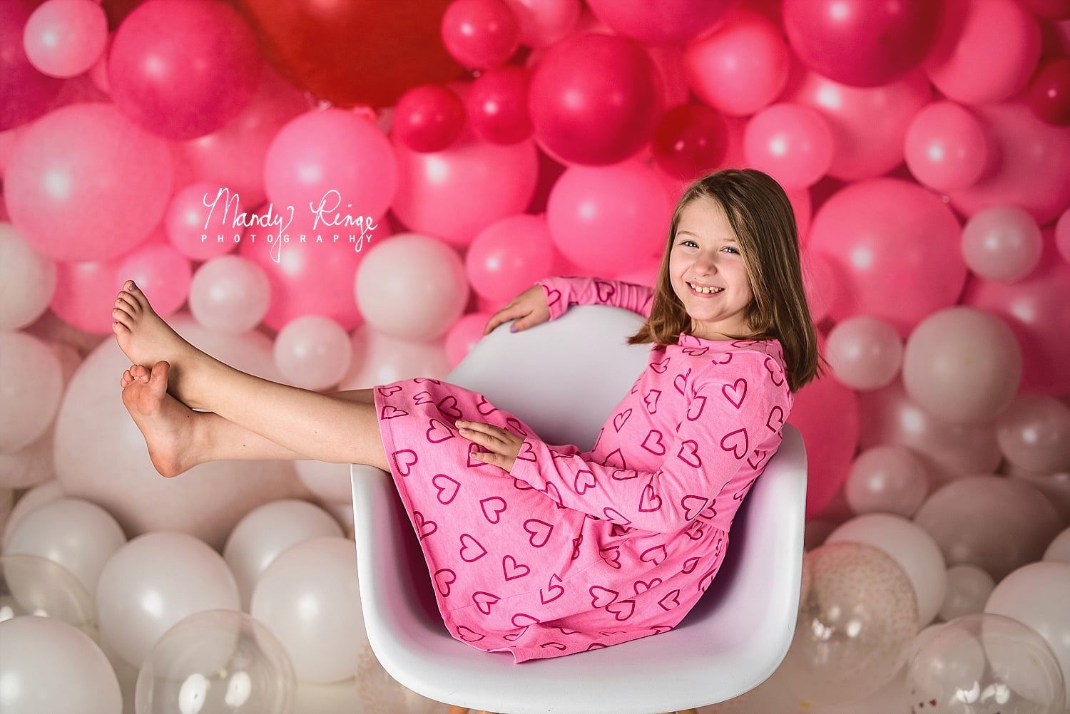 Kate Valentinstag Luftballons Wand Hintergrund für Fotografie von Mandy Ringe - Kate Backdrop.de