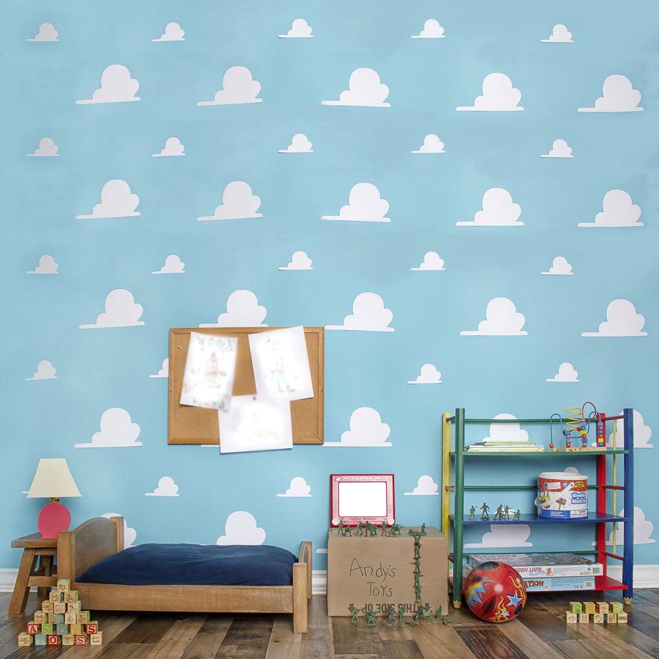 Kate Spielzeugzimmer mit Bett Kinder Hintergrund Schule von Erin Larkins