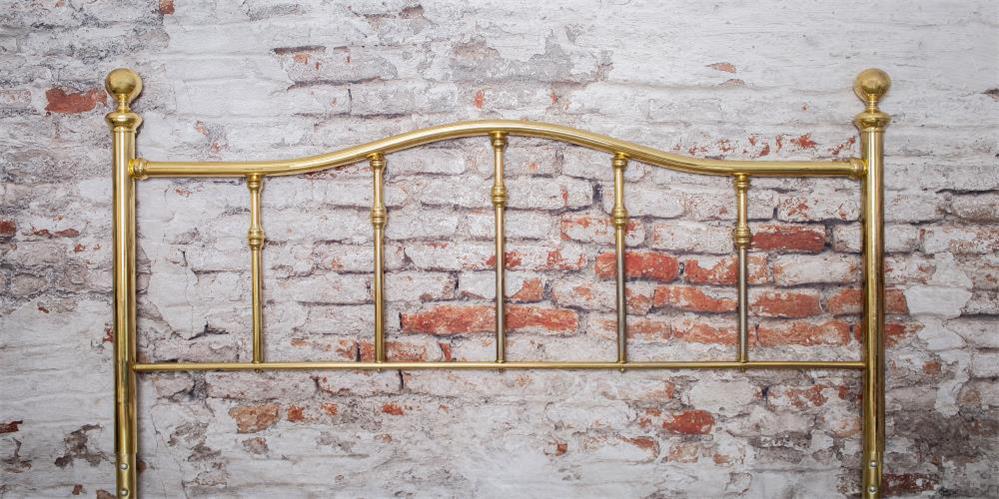 Kate Kopfteil Voll Messingbett Hintergrund für Fotografie Entworfen von Pine Park Collection - Kate Backdrop.de