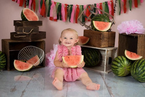 Kate Sommer Wassermelone Dekorationen Kinder Hintergrund Entworfen von Keerstan Jessop Fotografie - Kate Backdrop.de