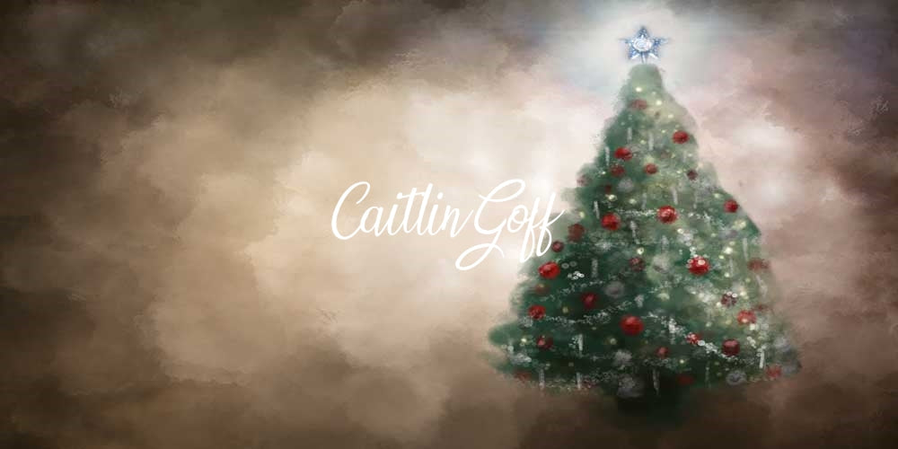 Kate Rustikal Weihnachten Von Braun Hintergrund für Fotografie Entworfen von Modest Brushes - Kate Backdrop.de