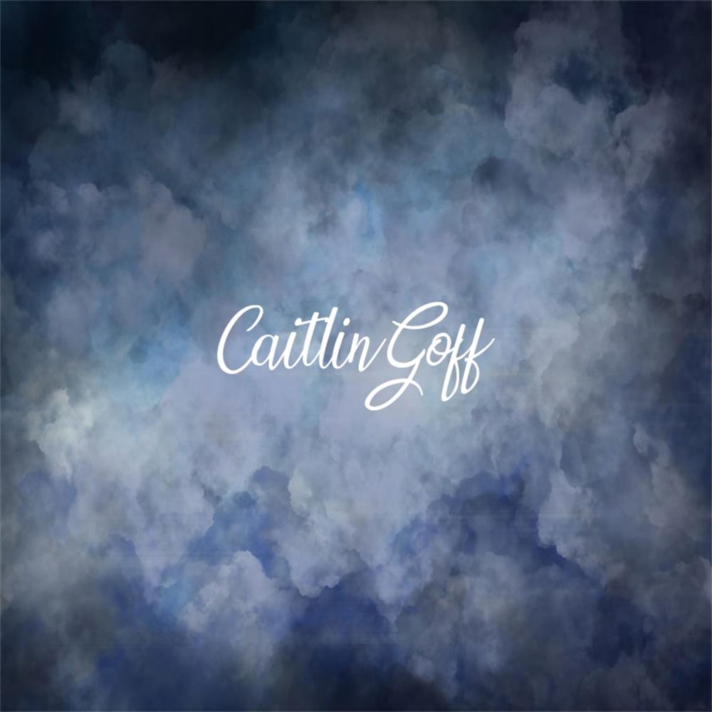 Kate Stürmisch Wolken Dunkel Blau Hintergrund Entworfen von Modest Brushes - Kate Backdrop.de