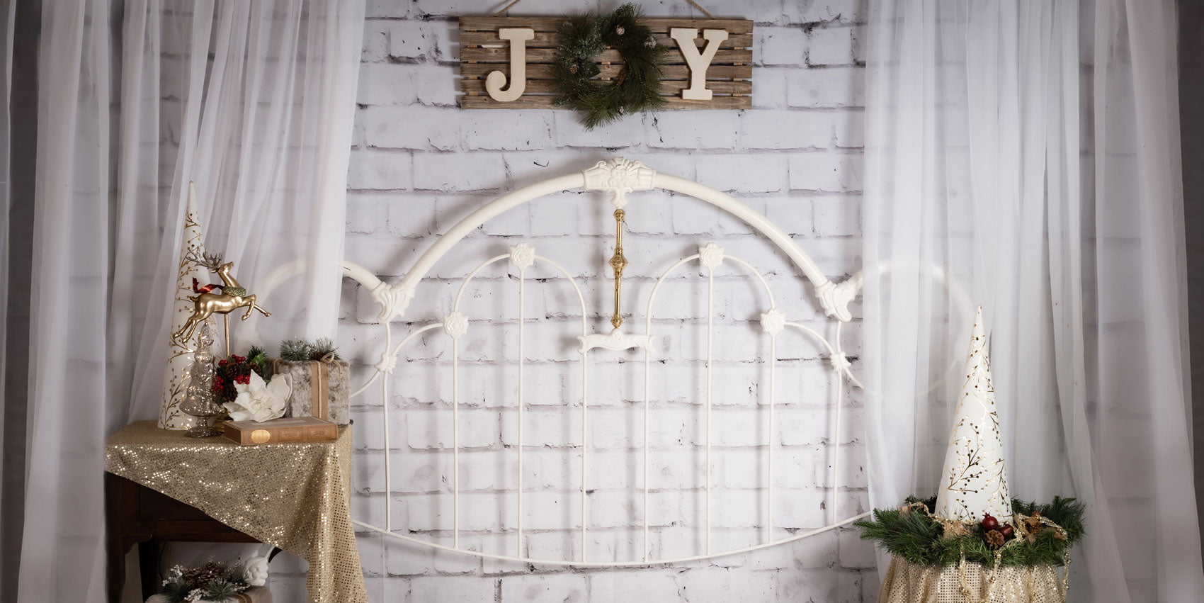 Kate Weihnachten Kopfteil Hintergrund Entworfen von Angela Marie Photography - Kate Backdrop.de