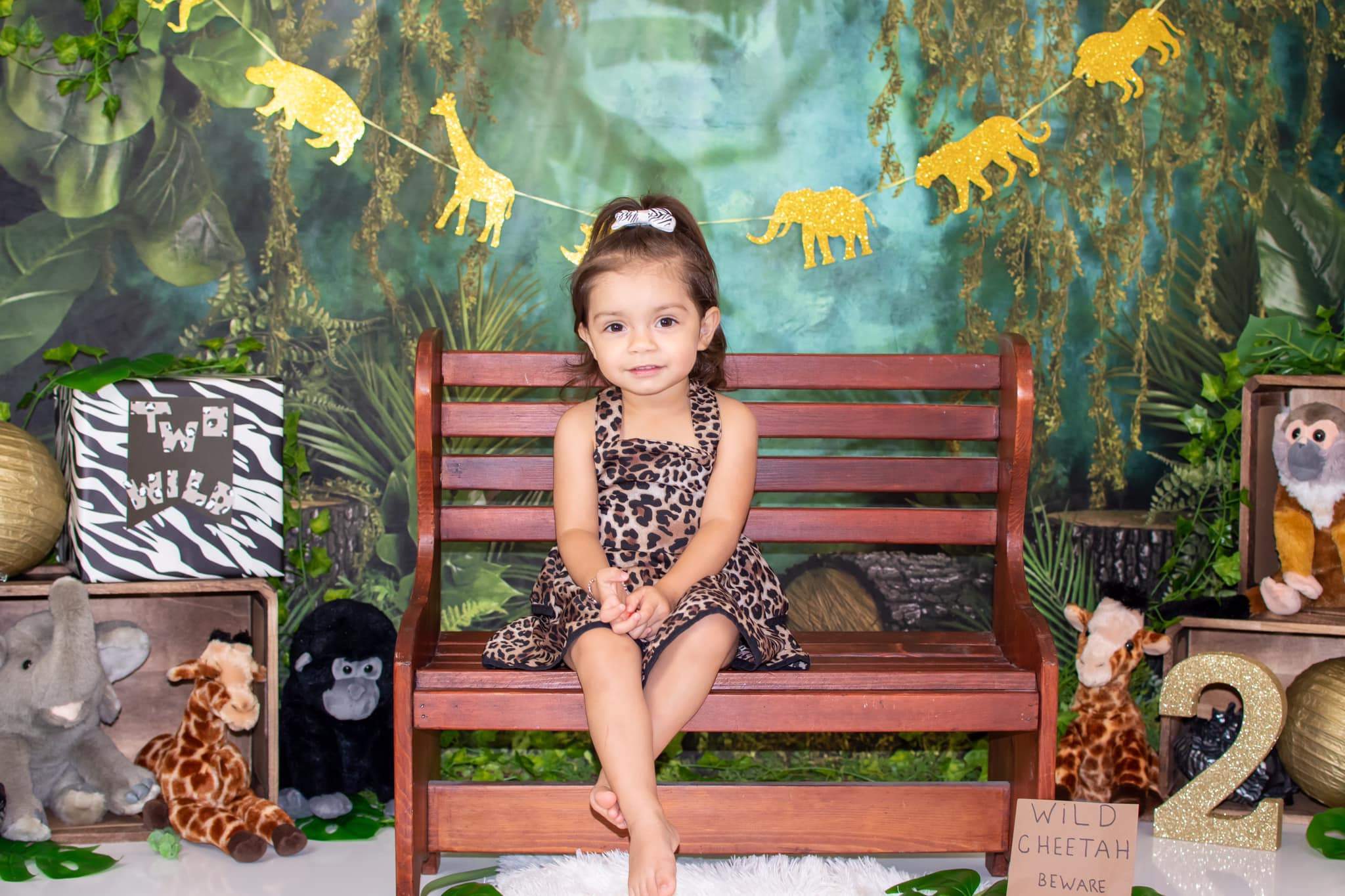 Kate Dschungel-Hintergrund Geburtstag Entworfen von Mandy Ringe Photography - Kate Backdrop.de