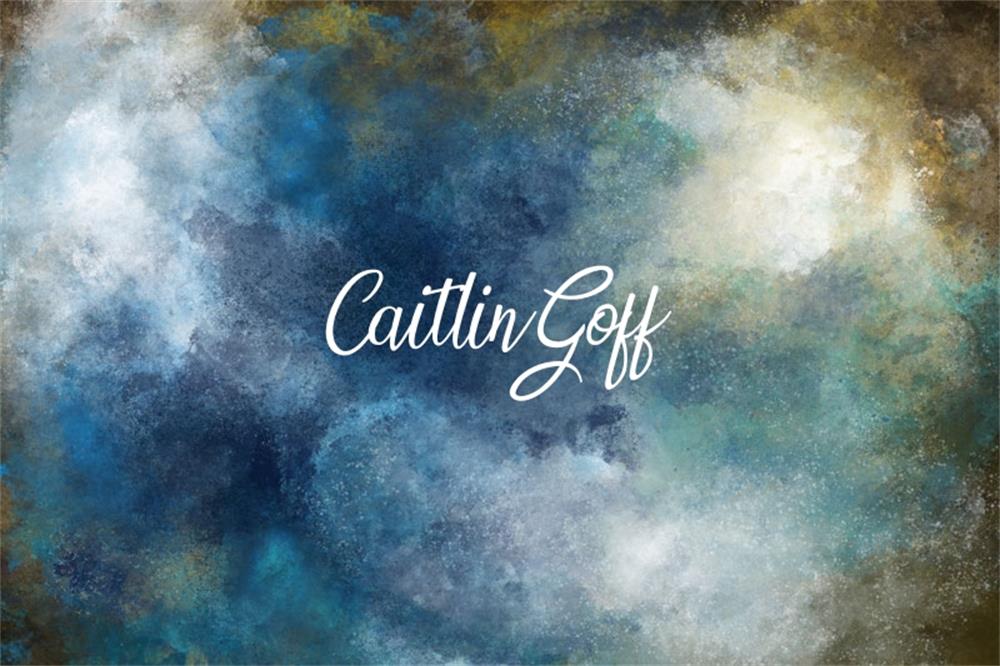 Kate Reflexion im Manatee Frühlingshintergrund farbverlauf Entworfen von Modest Brushes - Kate Backdrop.de