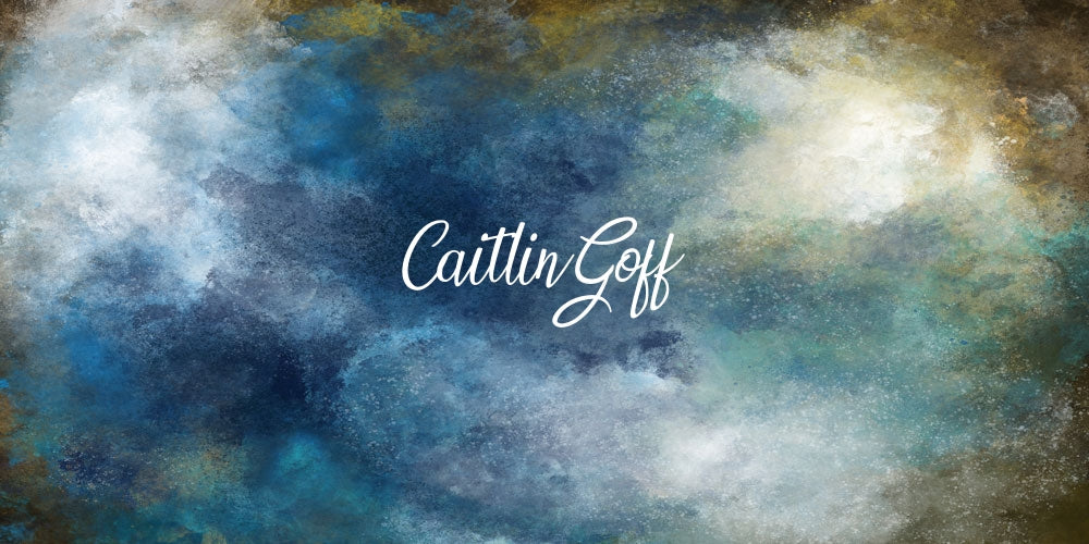 Kate Reflexion im Manatee Frühlingshintergrund farbverlauf Entworfen von Modest Brushes - Kate Backdrop.de