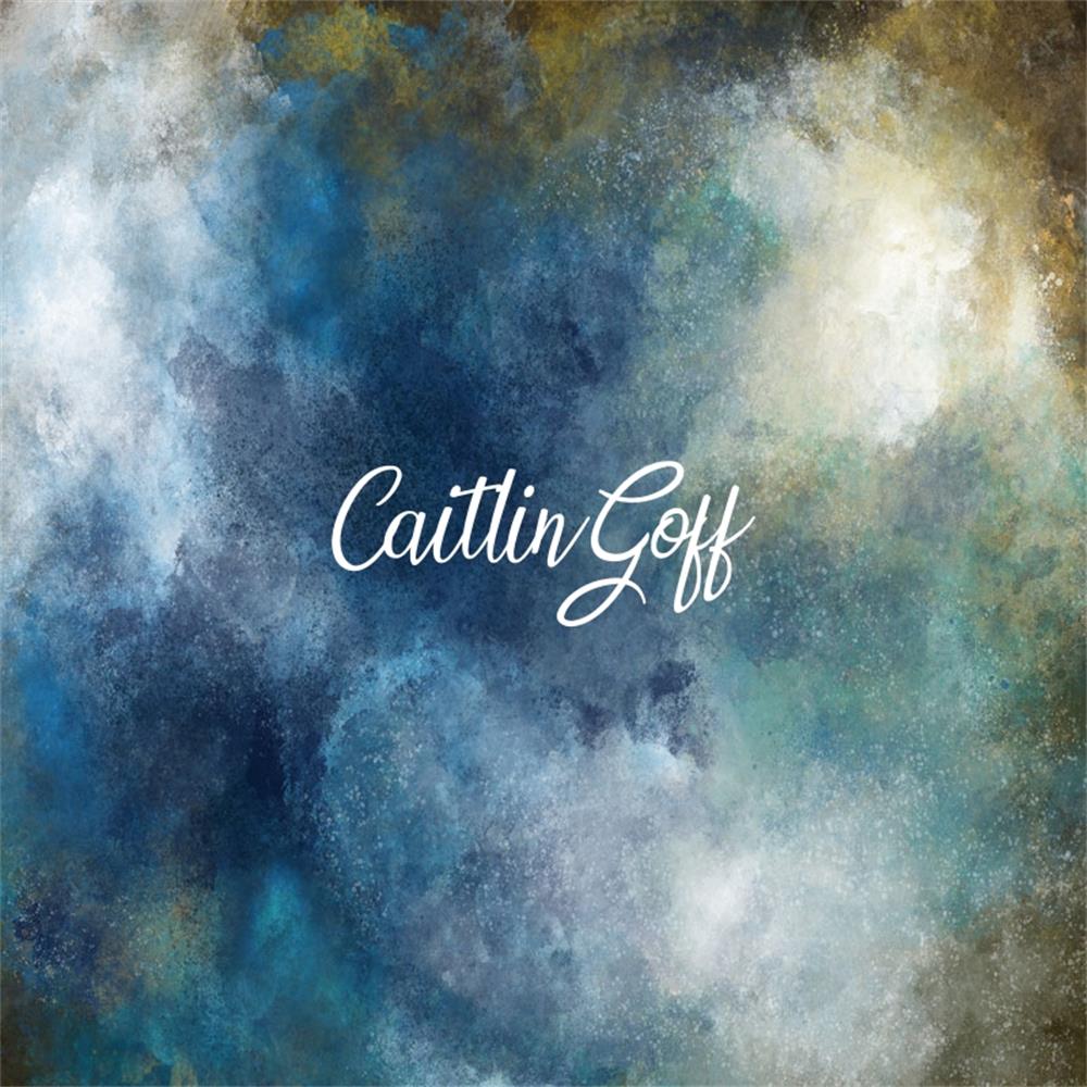 Kate Reflexion im Manatee Frühlingshintergrund farbverlauf Entworfen von Modest Brushes - Kate Backdrop.de