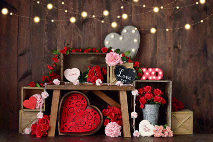 Kate Valentinstagskisten Beleuchtung hintergrund für Fotografie Entworfen durch Mandy Ringe Photography - Kate Backdrop.de