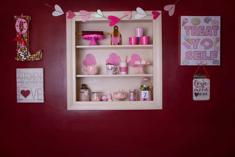 Kate Valentinstag Wand Liebe Tasse Frühling Hintergrund für Fotografie von Erin Larkins - Kate Backdrop.de