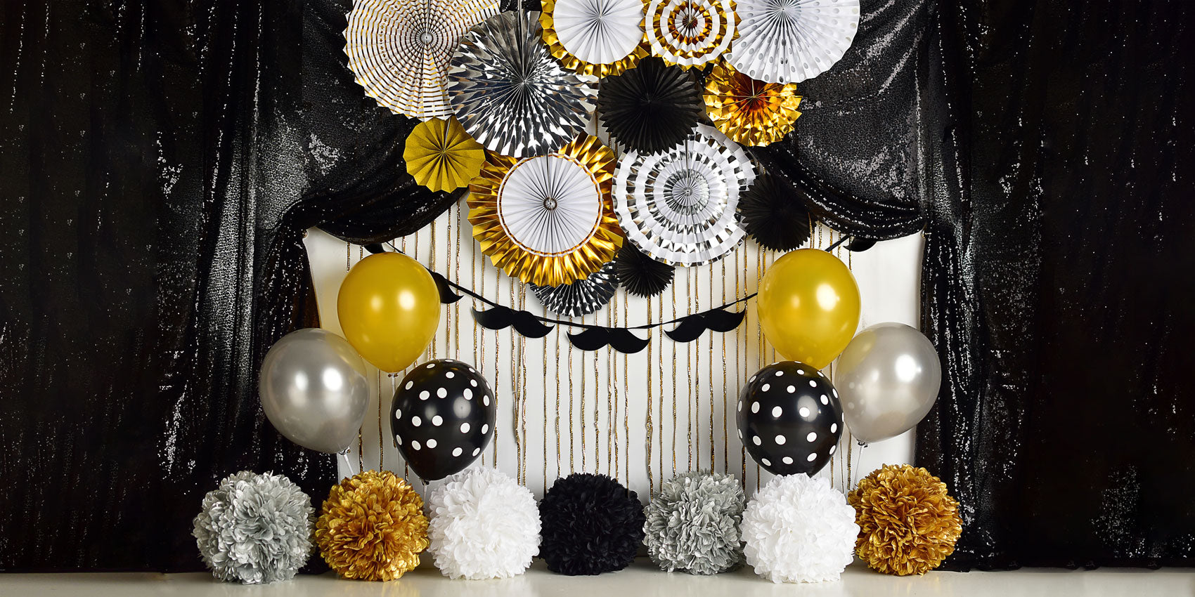 Kate gelb weiß schwarz Geburtstag Neugeborene Hintergrund von Mandy Ringe Photography - Kate Backdrop.de
