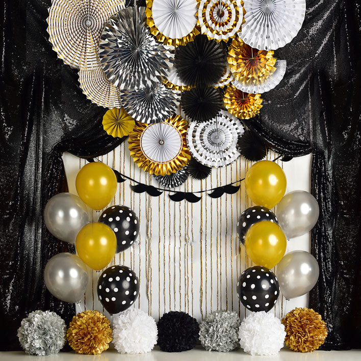 Kate gelb weiß schwarz Geburtstag Neugeborene Hintergrund von Mandy Ringe Photography - Kate Backdrop.de